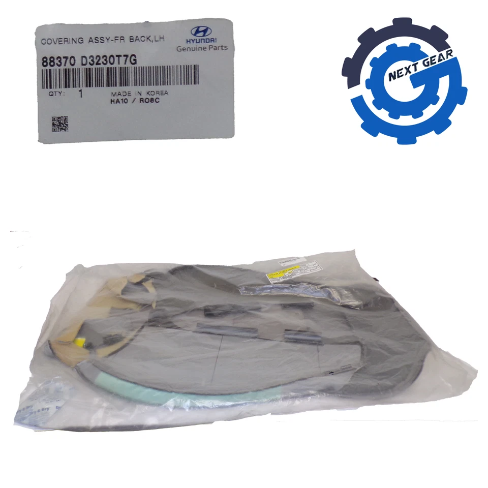 Cubierta trasera asiento delantero izquierdo Hyundai 2015-2018 Tucson 88370-D3230-T7G nueva OEM Foto 1 de 2