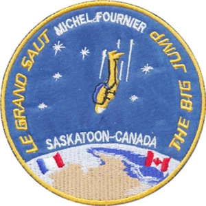 Le Grand Saut, Michel FOURNIER, SASKATOON - CANADA, en tissu (9250) - Imagen 1 de 1