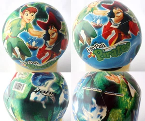 RARE PETER PAN HOOK DISNEY HEROES PIRATES RUBBER BALL BY JOHN GERMANY NEW ! - Picture 1 of 7