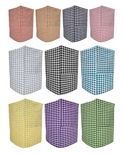 Cubierta de cafetera de guinga a cuadros (10 colores disponibles) - Imagen 1 de 10