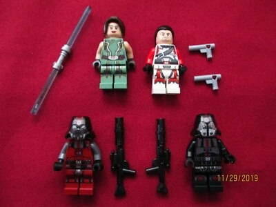 LEGO Star Wars Minifigures LOT,Satele Shan, Jace Malcom  & Sith Troopers  - Image 1 of 2