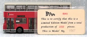 BRITBUS R901 ESCALA 1:76 VOLVO OLYMPIAN D/DECK AUTOBÚS WESTLINK AUTOBUSES EN CAJA - Imagen 1 de 15