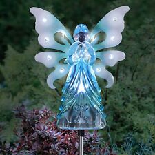 Solar Pathway Angel Statue Decor Figurine Light Patio Yard Garden Lawn Art Stake