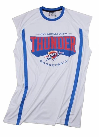 Zipway NBA Men's Big & Tall Oklahoma City Thunder Sleeveless Shooting Shirt Cover