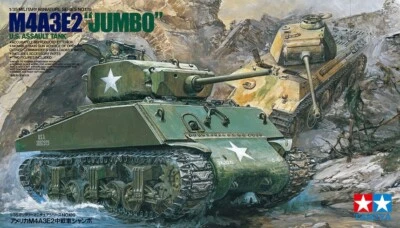 U.S. M4A3E2 Jumbo 1:35 Plastic Model Kit TAMIYA - Immagine 1 di 2
