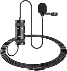 Boya BY-M1 PRO II Professional Lavalier Lapel Microphone Noise Cancelling Mic - Picture 1 of 8