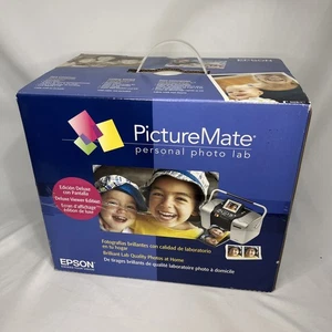 Epson PictureMate Personal Photo Lab Printer & Deluxe Viewer Brand New Sealed - Picture 1 of 9