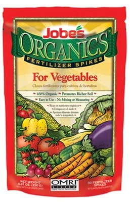 Alimentador de raíces para verduras Jobe's Organic Spikes 8,81 oz (paquete de 4) Foto 1 de 3