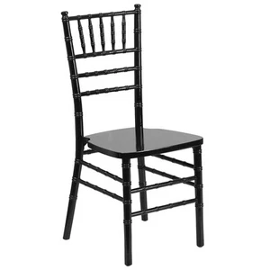 Flash Furniture HERCULES Wood Chiavari Chair Black (XSBLACK) - Picture 1 of 9