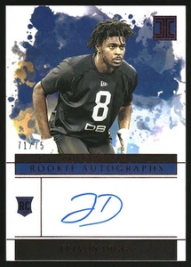 Autógrafos Panini Impeccable Rookie 2020 rojo #164 Trevon Diggs/75 - Imagen 1 de 2
