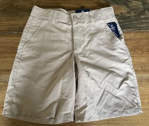 NEW with tags Izod Boy Flat Front Khaki Shorts With Adjustable Waist Size 10 - Picture 1 of 4