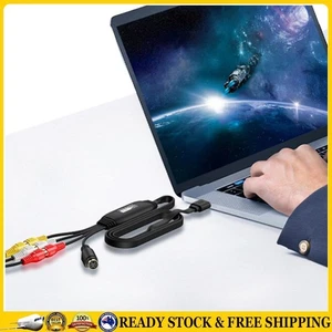 DE USB Video Capture Cards VHS TV DVD VCR VHS To Digital Converters Video Grabbe - Afbeelding 1 van 18