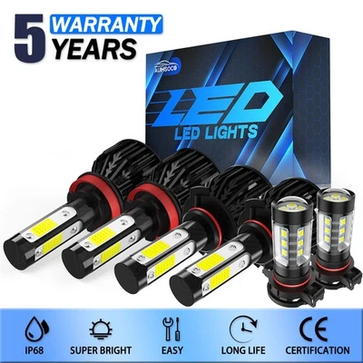 Faros antiniebla LED de 4 lados para Chevrolet Cheyenne 2014-2015 Foto 1 de 4