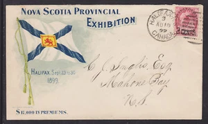 Canada Sc 88 on 1899 Halifax, Nova Scotia Provincial Exhibition Cover, fresh - Picture 1 of 2