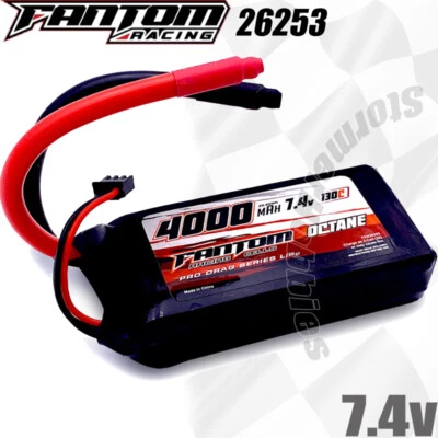 VENTA Batería LiPo Fantom OCTANE PRO Drag Racing 4000mAh 110c -160C 7.4v 2s 26253 Foto 1 de 3