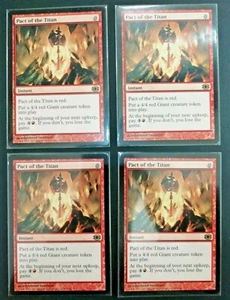 MTG 4x Pact of the Titan / Patto del Titano - Future Sight ENG (1x NM 3x EX) - Foto 1 di 1