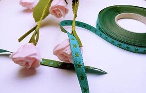 Webband mit Sternchen von farbenmix 7 mm Borte Bordüre Zierband - Picture 1 of 1