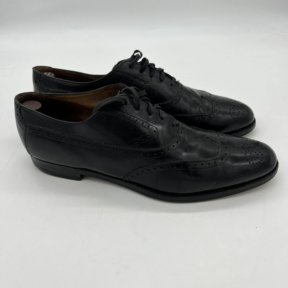 Alden Black Wingtip Dress Shoes for Men for sale | eBay