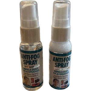 2 IWORLD Anti Fog Spray 1 oz Bottle Repel Dust Cleans Eye Glass Lenses Goggles - Picture 1 of 4