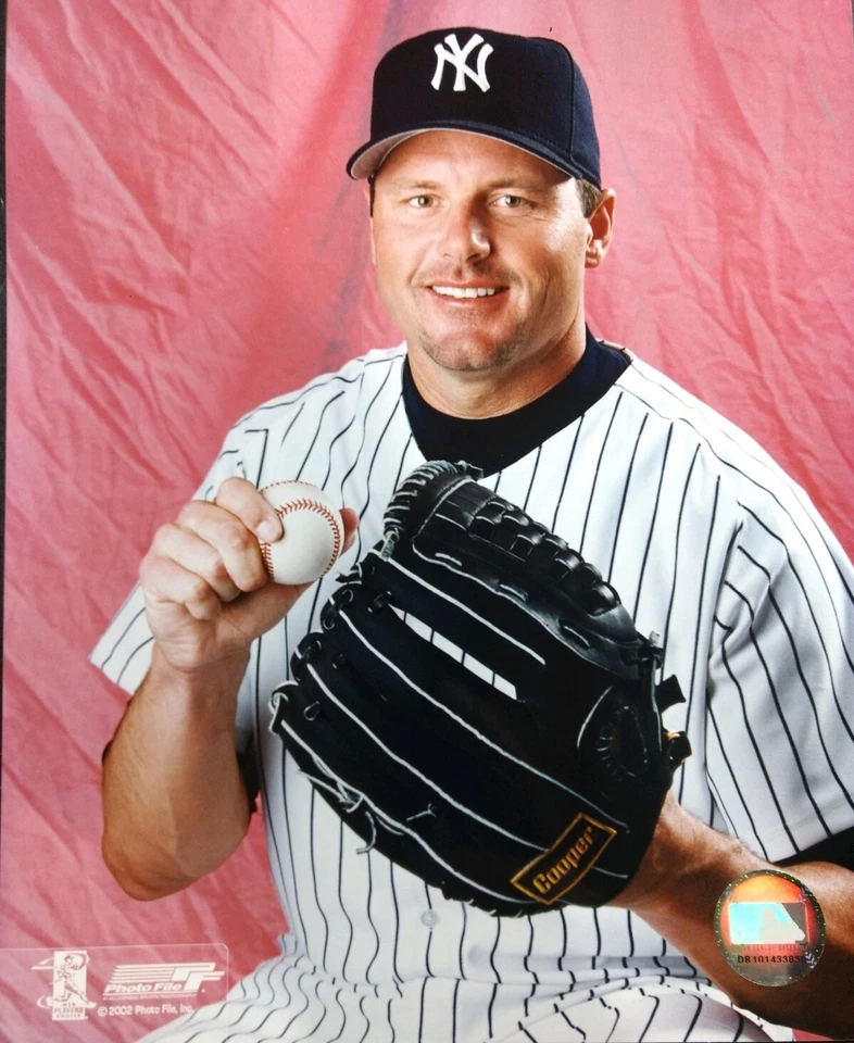 FOTO 8X10 ROGER CLEMENS 2002 Studio Series New York Yankees Foto 1 de 1