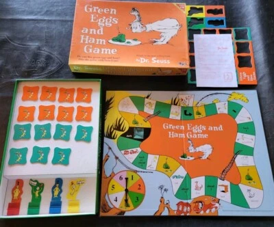 Green Eggs and Ham Game~Board Game by University Games~ Complete 2000 Dr. Seuss - Image 1 of 4
