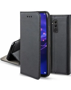 LIBRETTO PER HUAWEI MATE 20 LITE - COVER SMART MAGNET CASE NERO - Foto 1 di 8