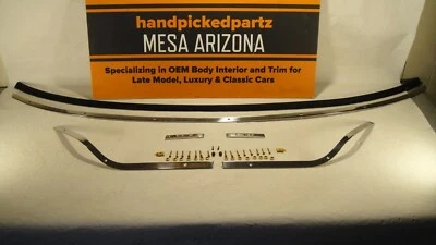 1994-1996 CADILLAC SEDAN DEVILLE FWD CARRIAGE ROOF CHROME TRIM MOLDING - 8 PC - Image 1 of 4