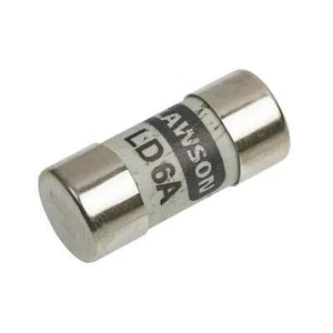 Lawson LD6 L Fuse 240V 6A Black - Pack of 10 - Picture 1 of 1