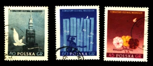 1955 Poland World Festival of Youth Imperforate Used - Picture 1 of 1