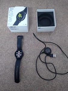 Samsung Galaxy Watch Active 2 40mm Bluetooth SM-R830 Aqua Black - Picture 1 of 12