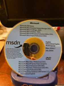 RARE NEW AUTHENTIC MSDN Microsoft Office Pro, CRM Business Solutions , etc, DVD - Picture 1 of 2