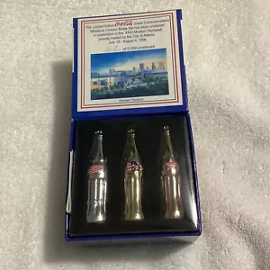 1996 Atlanta Olympics Coca-Cola Miniature Contour Bottles Ltd. Ed. 2770/5000 - Picture 1 of 8
