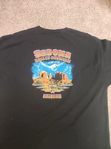 Men's Harley Davidson T-Shirt Sedona AZ XL Crew Cotton Bikers American Southwest - Picture 1 of 7