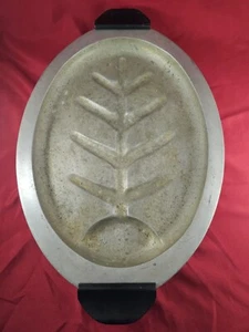 Vintage Club Aluminum Hammered Cookware Oval Grill Plate Platter Tree of Life - Picture 1 of 7