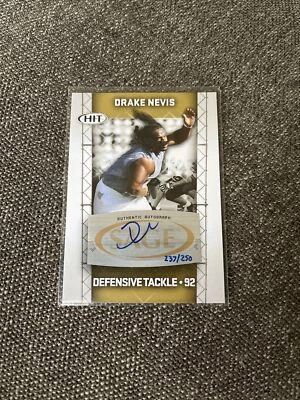 2011 SAGE HIT Autographs Gold #92 Drake Nevis /250 - Image 1 of 2