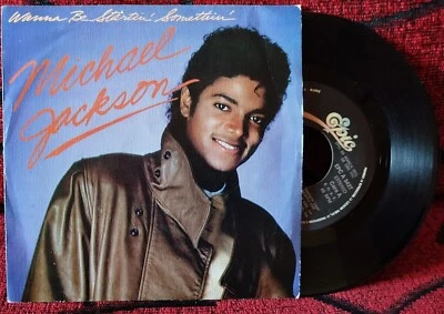 MICHAEL JACKSON ** Wanna Be Startin' Somethin' ** 1983 SPAIN 7" SINGLE - Image 1 of 4