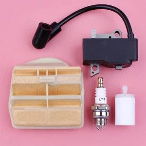 Ignition Coil Air Filter Kit For Husqvarna 445 450 445e 450e Chainsaw 573935702 - Picture 1 of 4