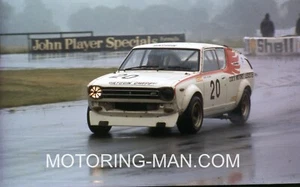 BARRIE WILLIAMS DATSUN CHERRY 120 COX MOTORS RACING RARE 35MM SLIDE 1970s - Picture 1 of 2