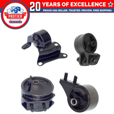 Juego de montaje de motor y transmisión 4 piezas para Ford Escort 1994-1996 1,8 L para automático Foto 1 de 4