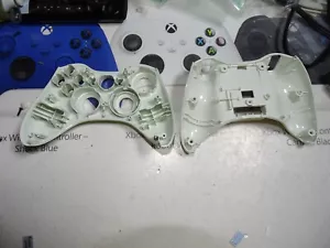 Mando Microsoft Xbox 360 VACÍO Carcasa Blanca SOLO-OK-FADE-MARCAS-Intacto-LEER - Imagen 1 de 12