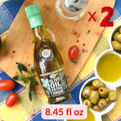 KORVEL Greek EVOO with Mediterranean herbs, Amphora 8.45 fl oz-2 pack - Image 1 of 4
