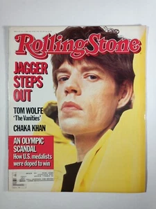 MICK JAGGER Chaka Khan Olympic Scandal Rolling Stone Magazine February 14 1985 - Picture 1 of 1