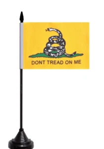 Bandera de mesa Gadsden Don't Tread On Me - Poliéster - Imagen 1 de 3