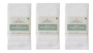 Grandeur Hospitality - Washcloths 72 Total 13x13 100% Cotton 3x 24pc Pack Bulk - Picture 1 of 4