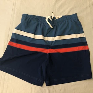 Sonoma Mens Blue Striped Swim Trunks Shorts Size XL TL Beach Vacation - Picture 1 of 11