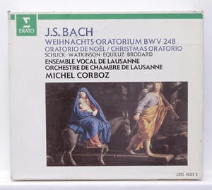 MICHEL CORBOZ ⸺ JS BACH christmas oratorio BWV 248 ⸺ ERATO 2xCDs NM - Imagen 1 de 2