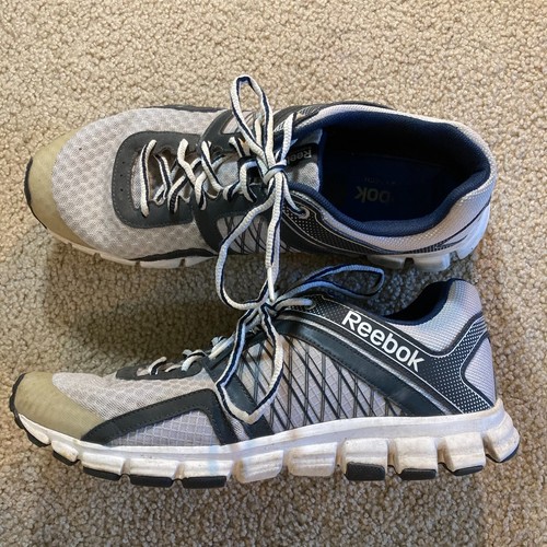 Scarpe da corsa Reebok da uomo scarpe da ginnastica taglia 11 5 grigie M43384 stringate basse