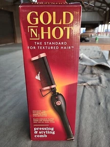 Gold N Hot Professioneller Keramik Press- und Stylingkamm Offene Box - Bild 1 von 1
