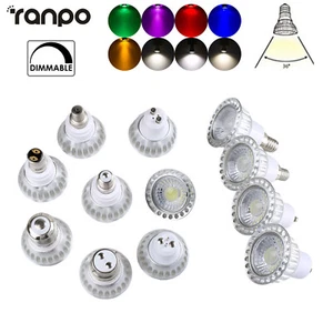 Dimmable Led Cob Spotlight Bulbs 5w Downlight B22 Lamp Light B15 110v/220v Room - Picture 1 of 16