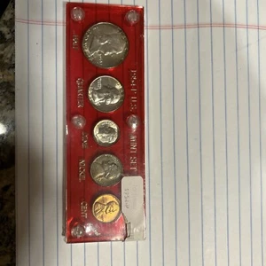 1954-P US Mint Set 90% Silver in Plastic Case - Picture 1 of 6
